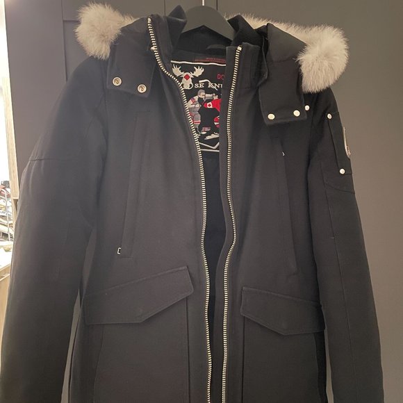 Moose Knuckle Women's Fox Fur Parka (Size S) - Picture 1 of 11